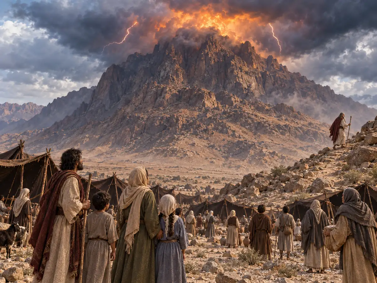 The Ten Commandments: an artistic recreation