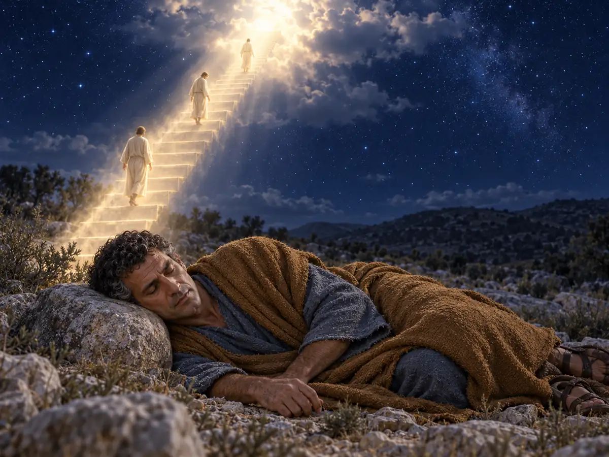 Jacob’s ladder: an artistic recreation