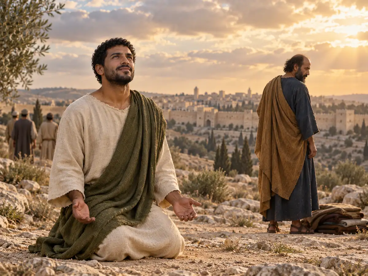 Stephen, the first martyr: an artistic recreation