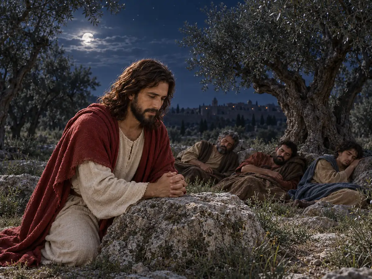 Gethsemane: an artistic recreation