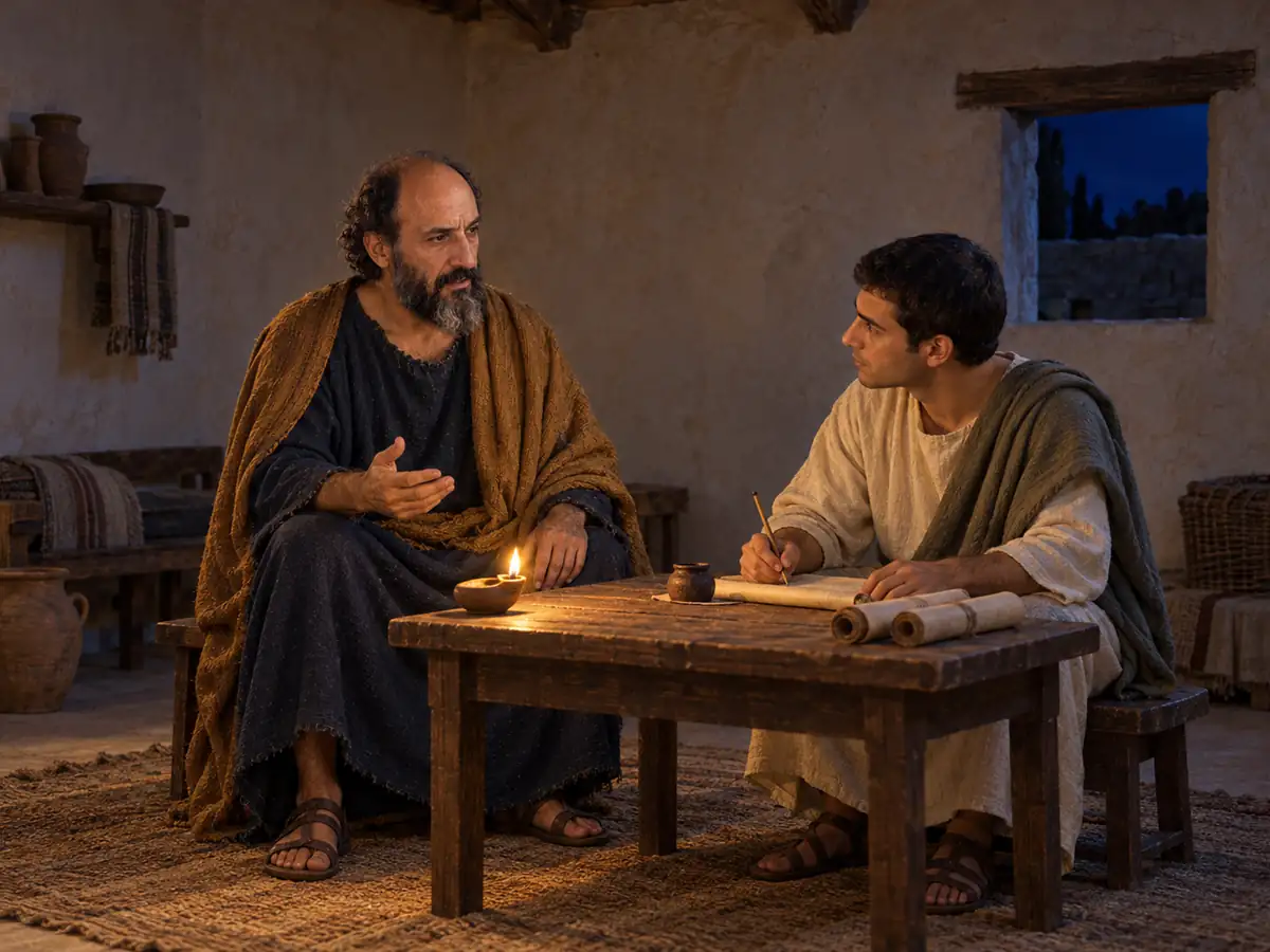 The hymn to love: Paul writes to the Corinthians: an artistic recreation