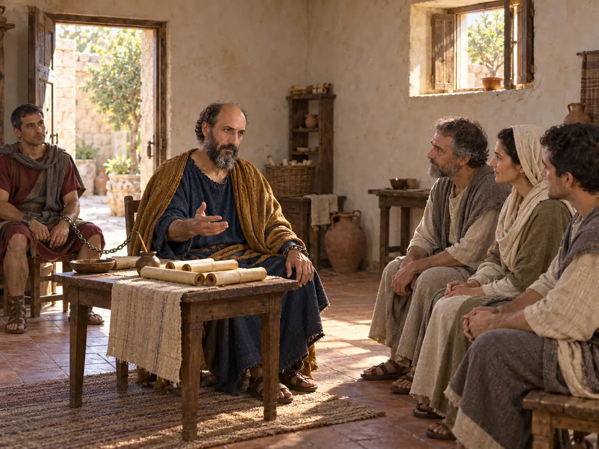 Paul arrives in Rome: an artistic recreation