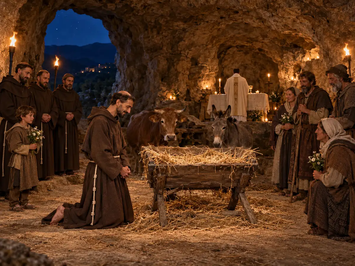 Saint Francis of Assisi: an artistic recreation