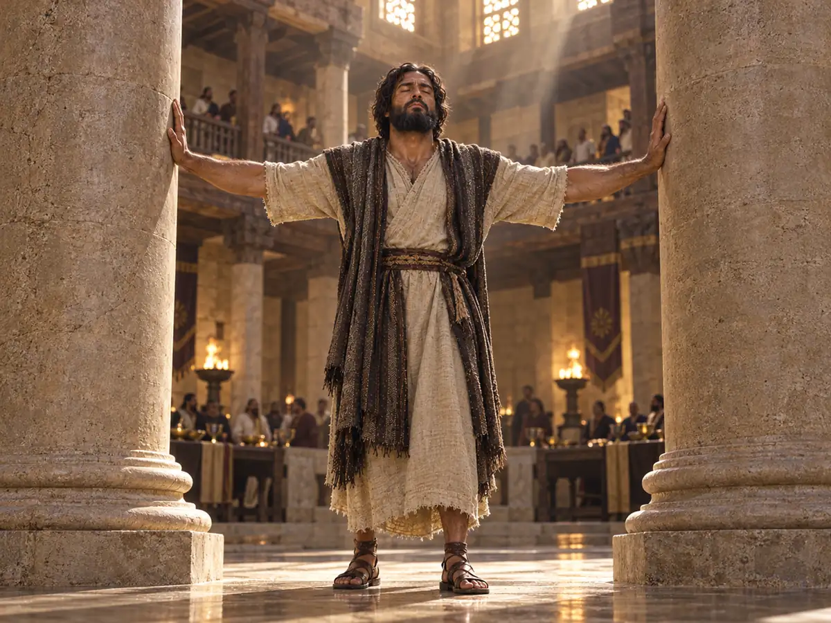 Samson: an artistic recreation