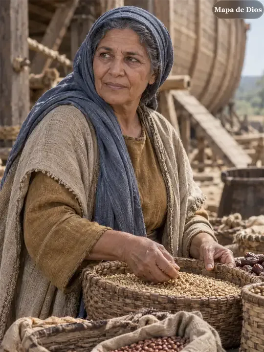 Noah’s wife, an artistic recreation