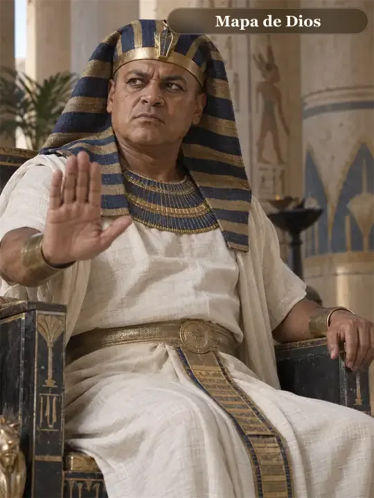 The Pharaoh of the Exodus, an artistic recreation