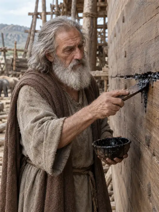 Noah, an artistic recreation