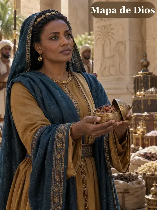 The Queen of Sheba, an artistic recreation