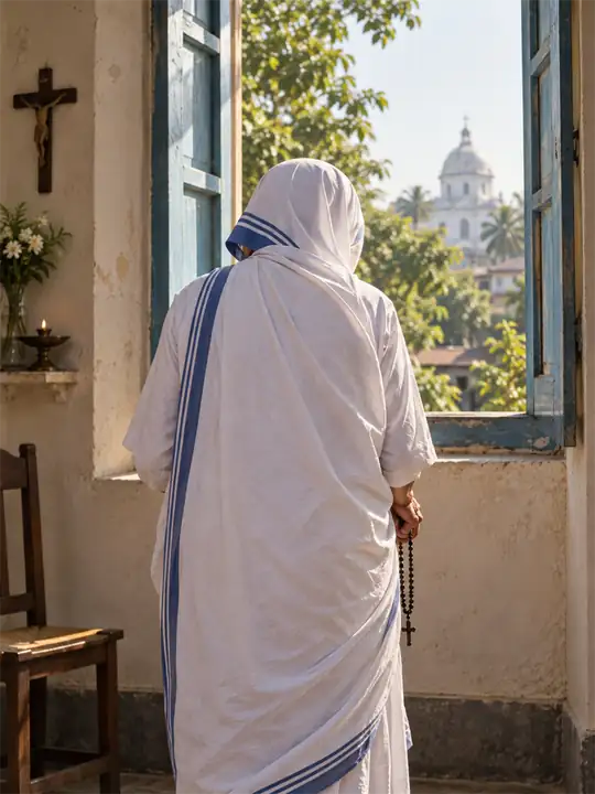 Saint Teresa of Calcutta, an artistic recreation