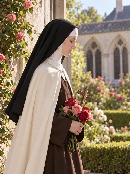 Saint Thérèse of Lisieux, an artistic recreation
