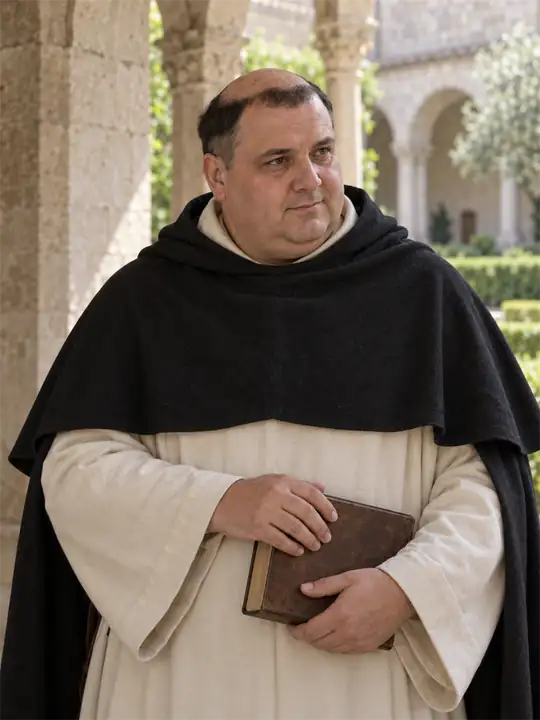 Saint Thomas Aquinas, an artistic recreation